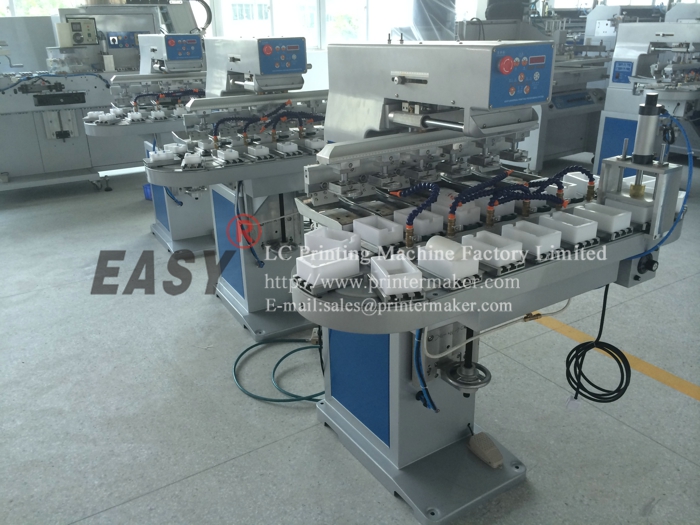 6-Color Pad Printing Machine with Carousel