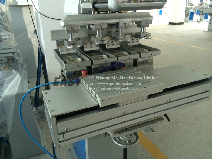 4-Color Pad Printing Machine with Shuttle