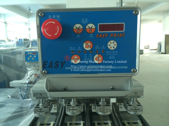 4-Color Pad Printing Machine with Shuttle