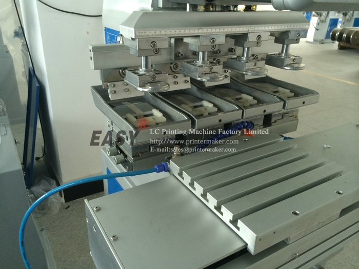 4-Color Pad Printing Machine with Shuttle