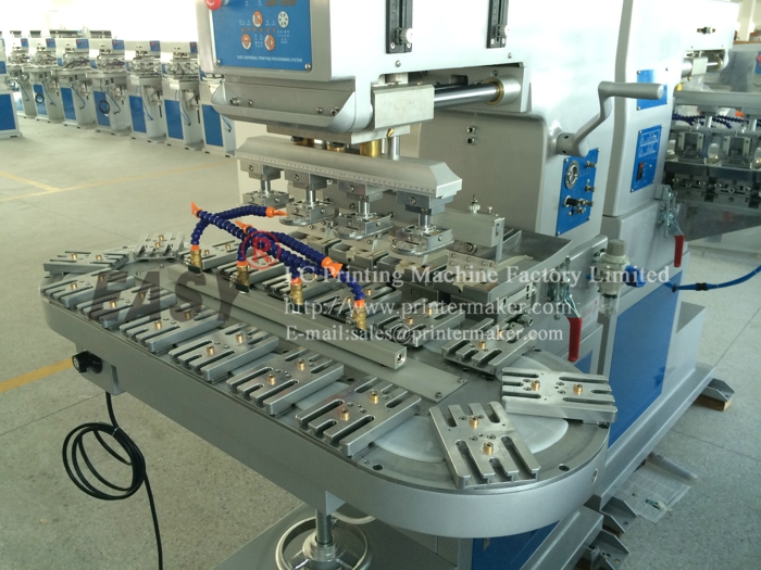 4 color pad printing machine with carousel