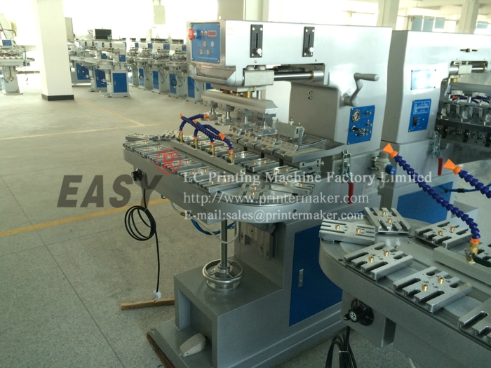 4 color pad printing machine with carousel