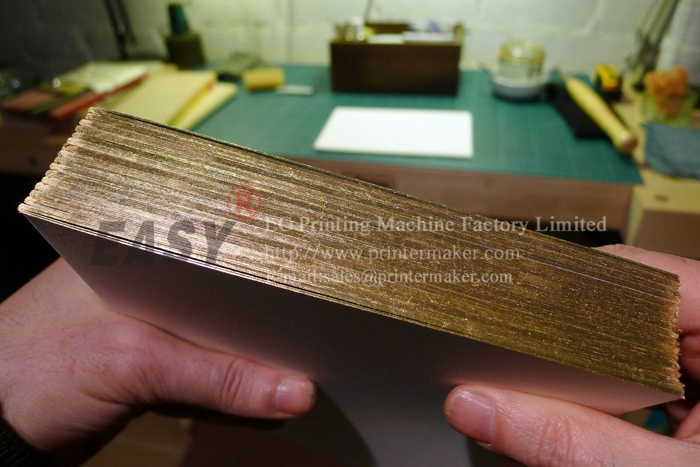 Book Edge Gilding Machine