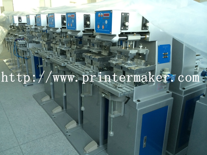 One Color Pad Printing Machine with Two Heads for Large Images One Color Pad Printing Machine with Two Heads for Large Images