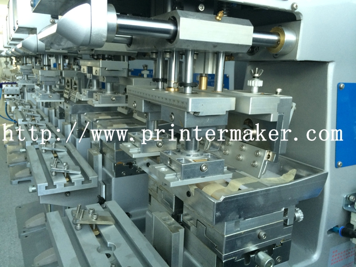 One Color Pad Printing Machine with Two Heads for Large Images