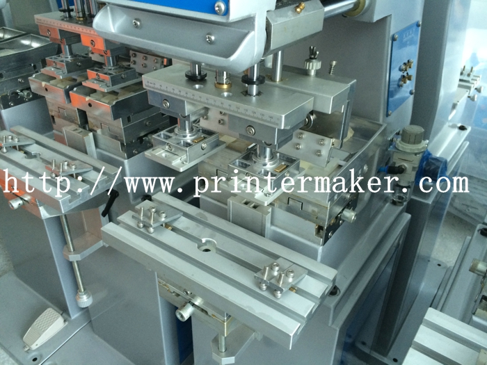 Single Color Pad Printing Machine with Two Heads Single Color Pad Printing Machine with Two Heads