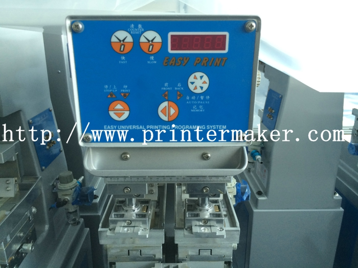 Single Color Pad Printing Machine with Two Heads Single Color Pad Printing Machine with Two Heads