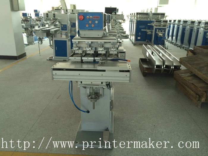 4-Color Pad Printing Machine with Shuttle