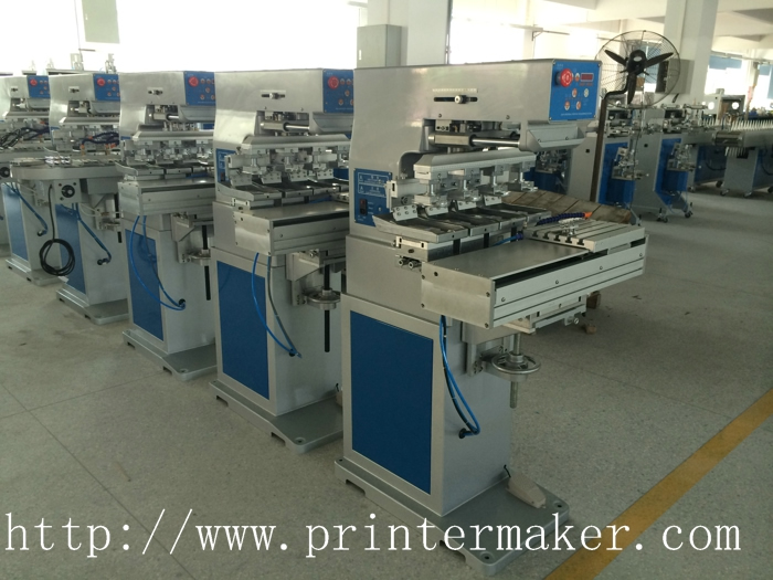 4-Color Pad Printing Machine with Shuttle