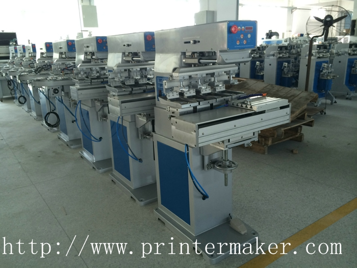 4-Color Pad Printing Machine with Shuttle