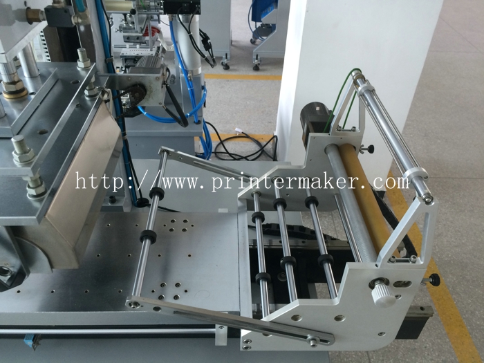 Rubber Roller Hot Stamping Machine for Plate and Round