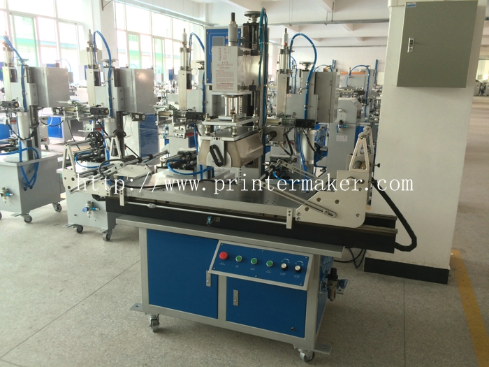 Rubber Roller Hot Stamping Machine for Plate and Round
