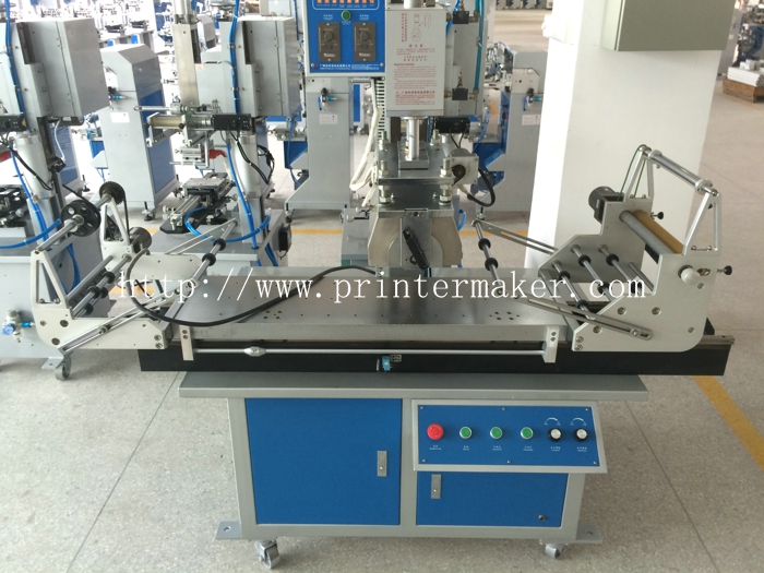 Rubber Roller Hot Stamping Machine for Plate and Round