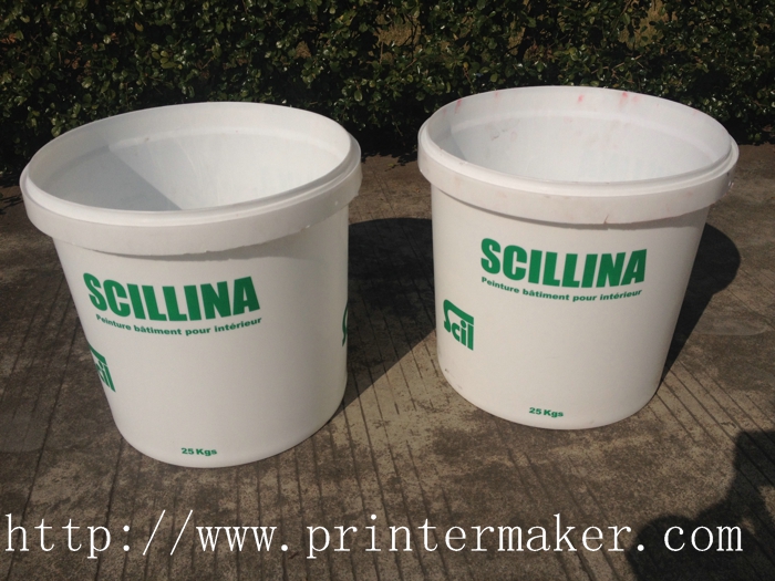 How To Print On Bucket With Silk Screen Printing Machine