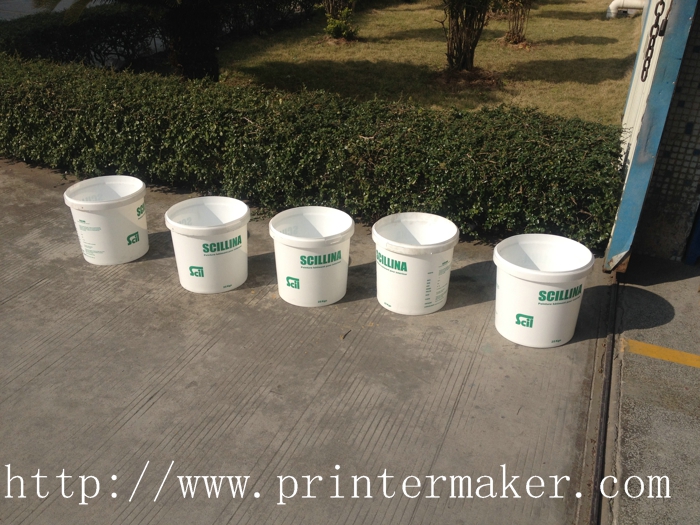 How To Print On Bucket With Silk Screen Printing Machine