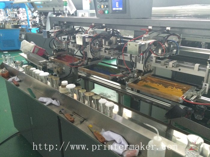 Shot GLass Automatic Silk Screen Printing Machine