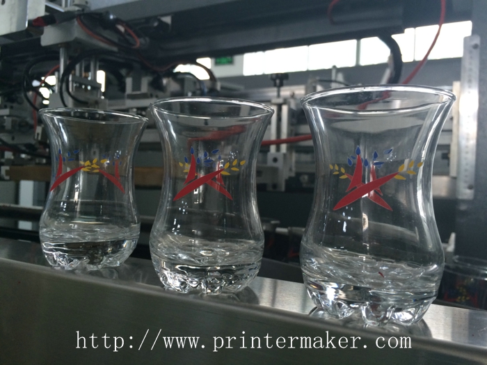 Shot GLass Automatic Silk Screen Printing Machine