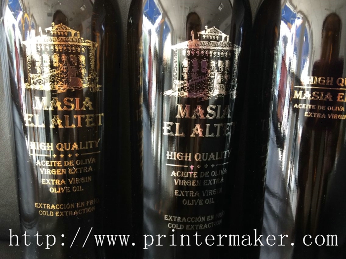 Silk Screen Printing and Hot Stamping Printing Solution for Glass Wine Bottles