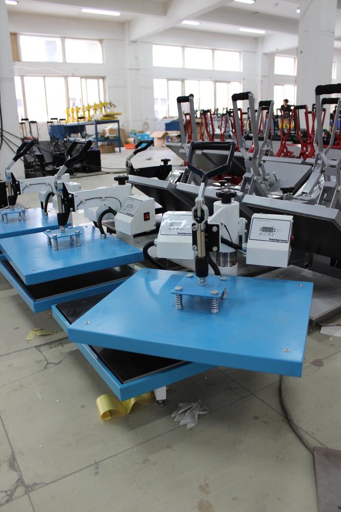 Double Heating Plates Heat Press Machine