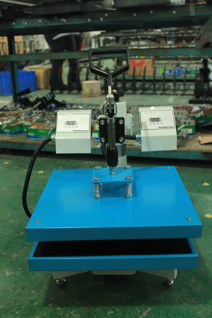 Double Heating Plates Heat Press Machine