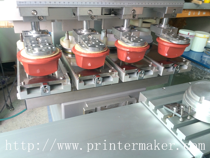 4 Color Ink Cup Pad Printing Machine