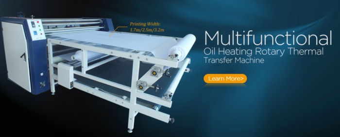 Multifunctional Large Format Oil Heating Rotary Transfer Machine