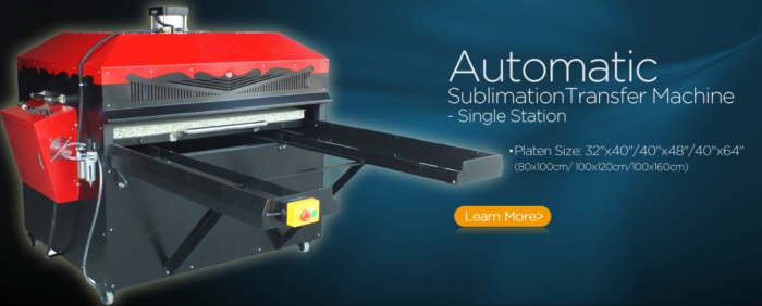 Automatic Sublimation Large Format Heat Transfer Machine with single station