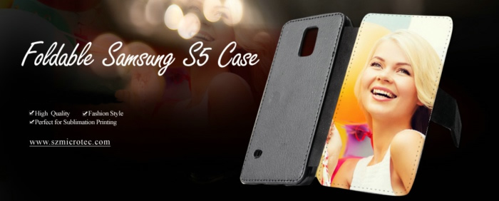 Leather Sublimation Cover for Samsung S5