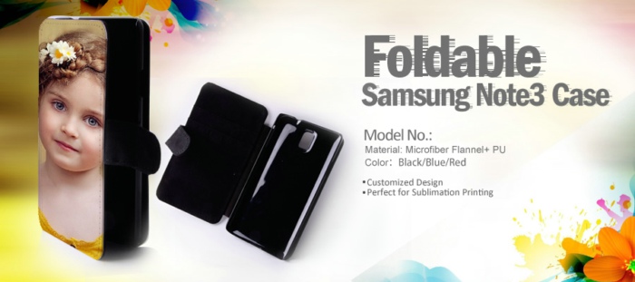 Sublimation Foldable Case for SAMSUNG Note3