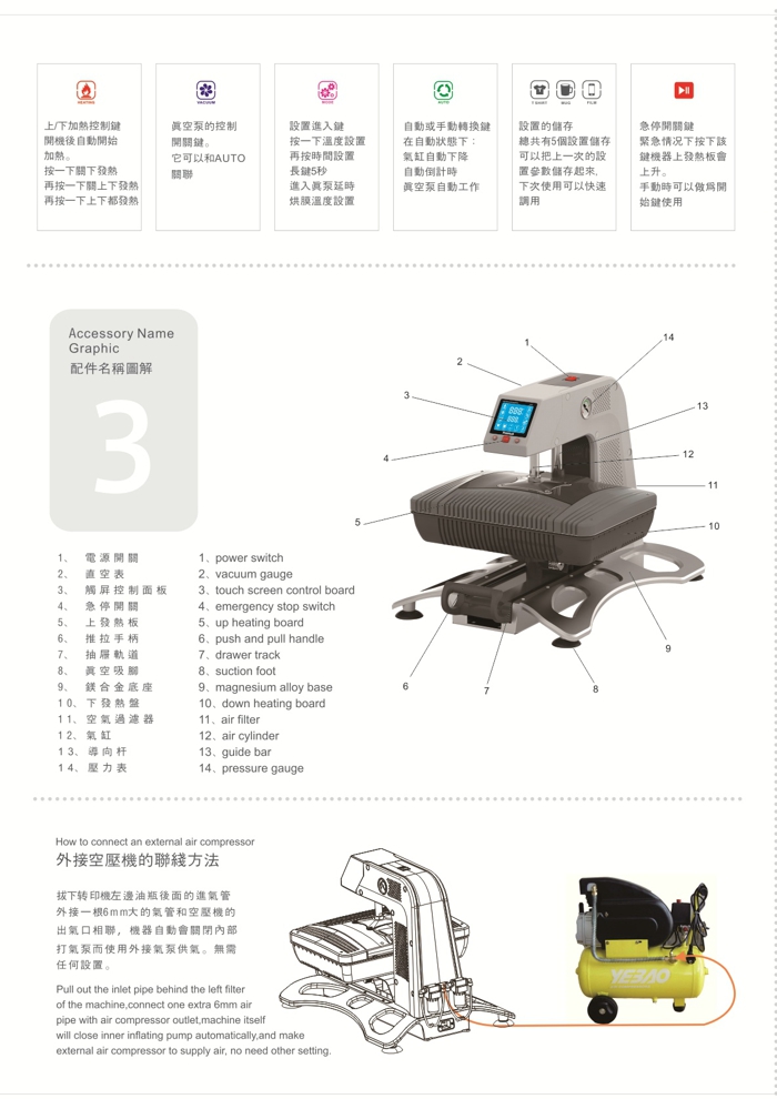 Multifunction 3D Sublimation Vacuum Heat Press Machine