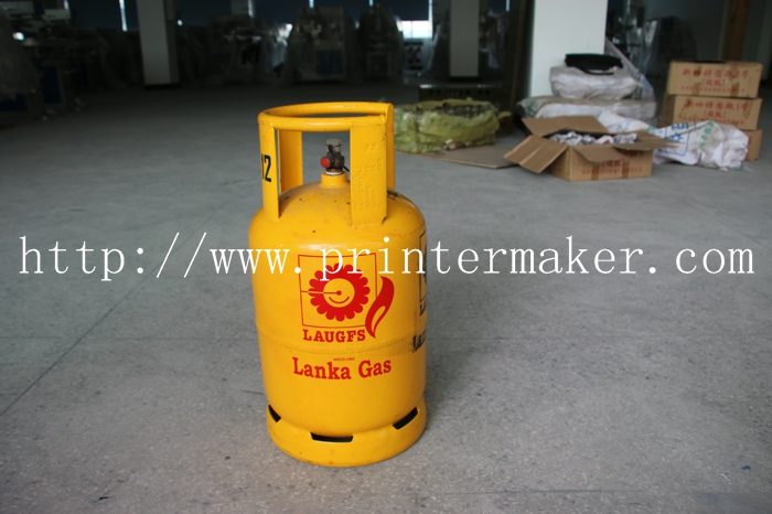 gas cylinder screen printing machine，gas bottle screen printing machine