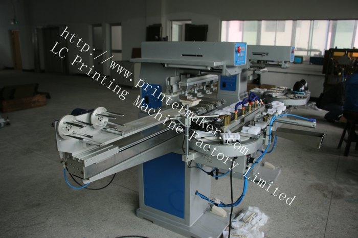 4 Colors Ink Cup Pad Printing Machine with Auto Clean Ruber Pad System