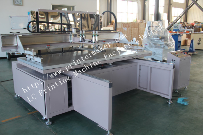 Large Format Glass Screen Printing Machine with Shuttle WorkTable