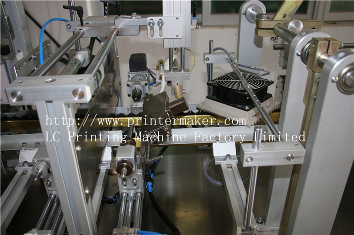 Two Color Stations Automatic Pen Rod Silk Screen Printing Machine