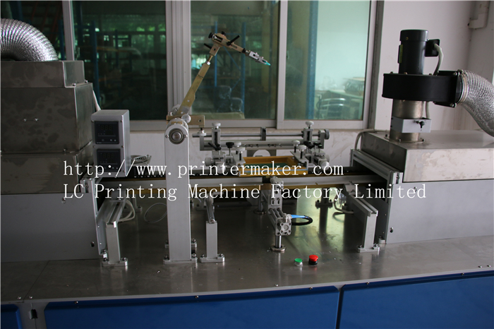 Two Color Stations Automatic Pen Rod Silk Screen Printing Machine