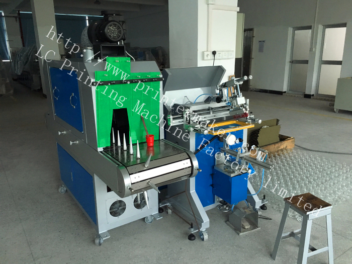 Semi Auto Printing Glass Bottles Line