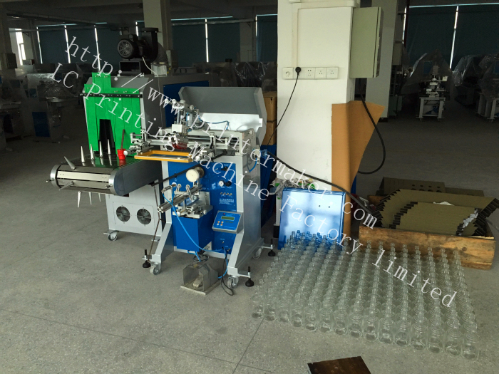 Semi Auto Printing Glass Bottles Line