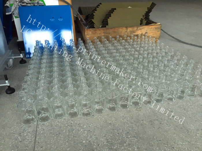 Semi Auto Printing Glass Bottles Line