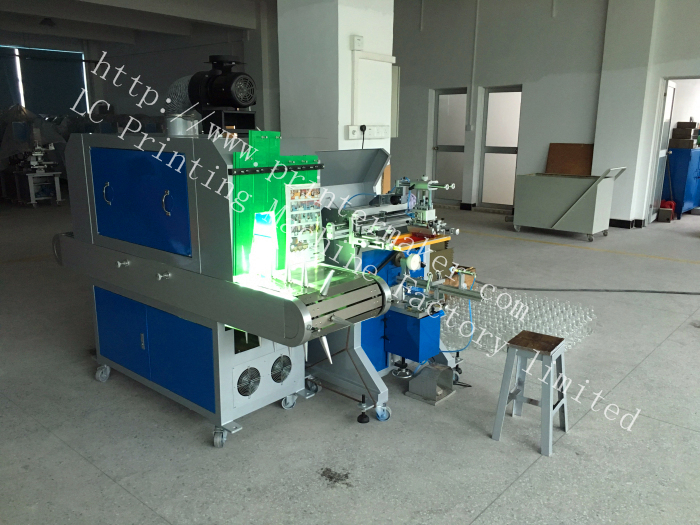 Semi Auto Printing Glass Bottles Line