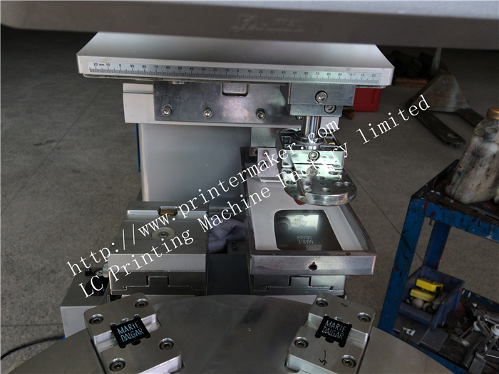 Memory card High Precision Pad Printing Machine with Turntable