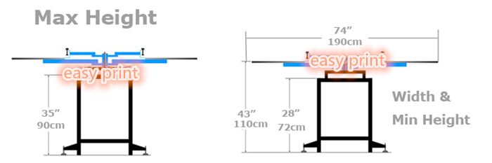 New 4 Color 4 Station Screen Press Printer