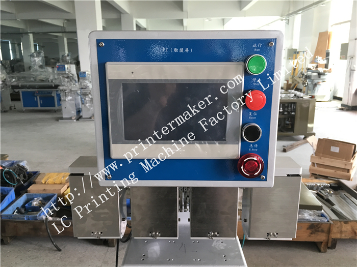 4 sets of ordering servo control 4 colors 4 head ink cup pad printing machine's order from USA customer