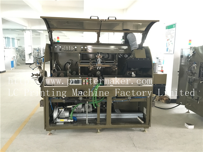 new upgraded mechanical driven automatic UV silk screen printing machine