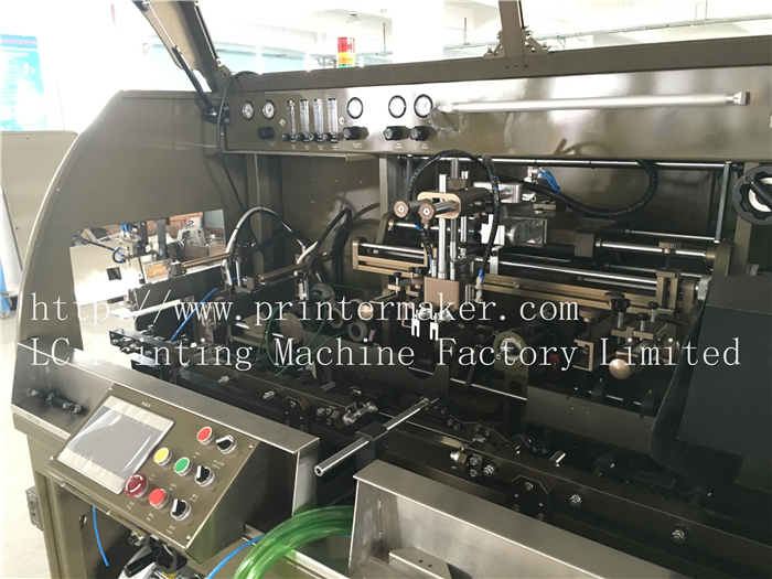 new upgraded mechanical driven automatic UV silk screen printing machine