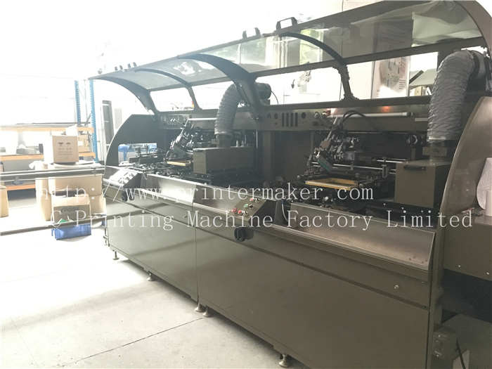 2 Color Mechanical Driven Automatic Screen Printing Machine 