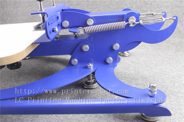 single color screen print press