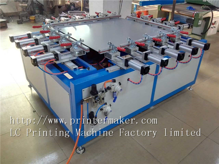 Pneumatic Screen Mesh Stretching Machine Pneumatic Screen Mesh Stretching Machine