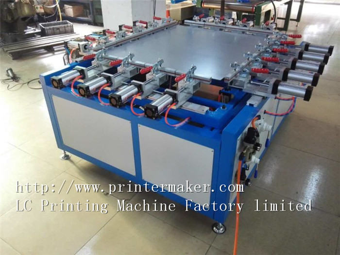 Pneumatic Screen Mesh Stretching Machine Pneumatic Screen Mesh Stretching Machine