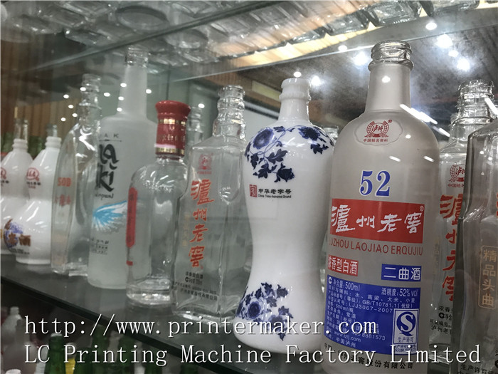 Glass Bottles Automatic Screen Printing Machine with LED UV Curing System