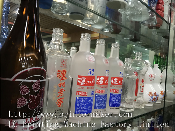 Glass Bottles Automatic Screen Printing Machine with LED UV Curing System